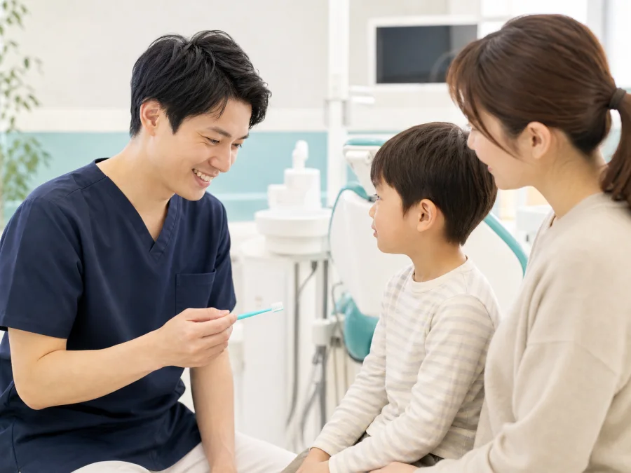 親子で安心して相談できる小児歯科