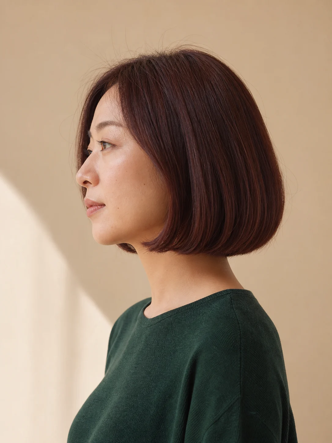 まとまりのよいボブスタイル