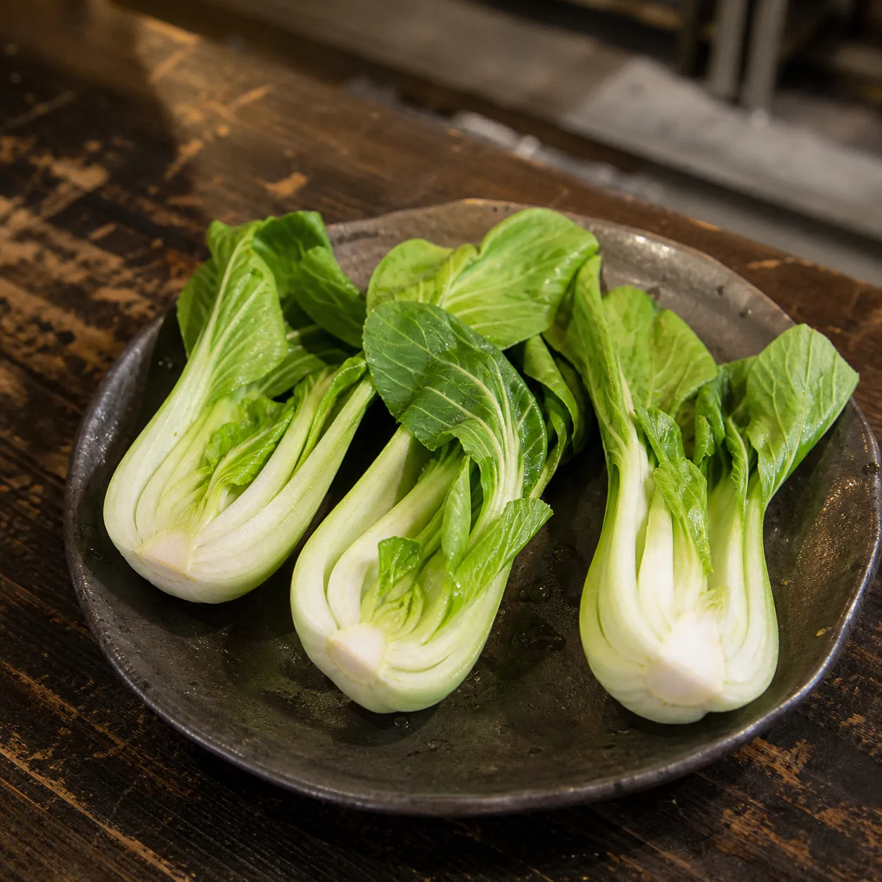瑞々しい青梗菜