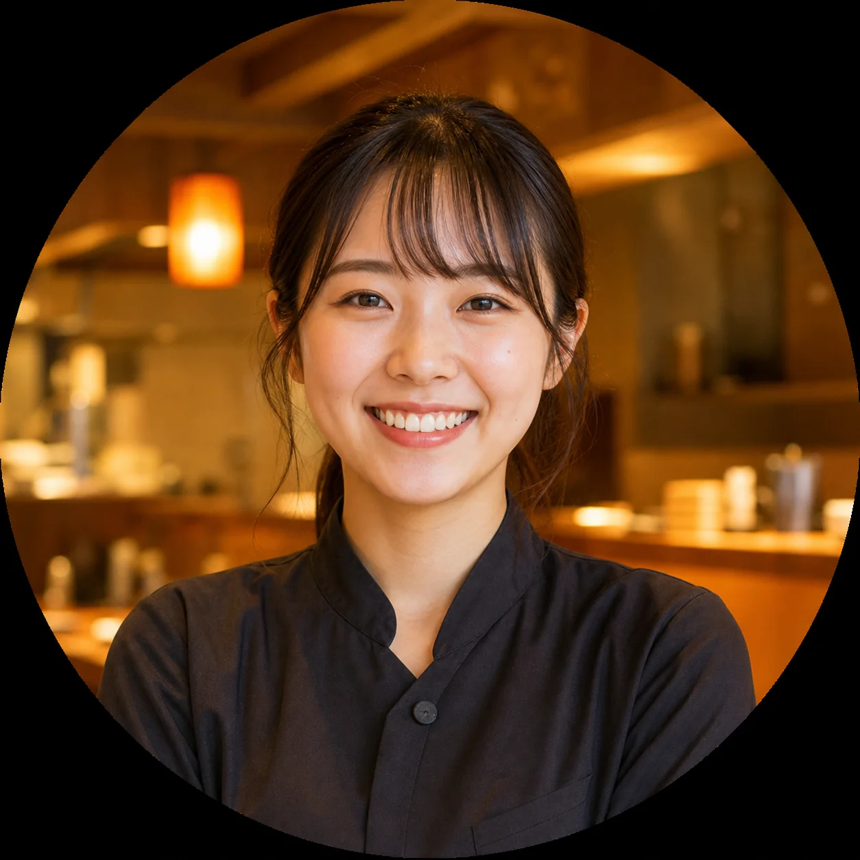 キッチンスタッフのポートレート